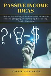 PASSIVE INCOME IDEAS: How to Make Money from Home with Streams of Income  (Blogging, Dropshipping, Freelancing, Stocks Investing)