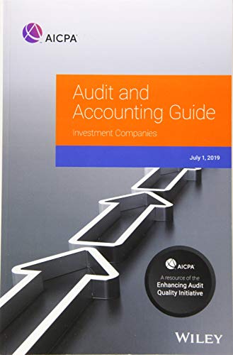 Investment Companies, 2019 (AICPA Audit and Accounting Guide)