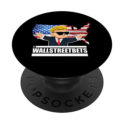 Wallstreetbets Stock Market Options Trading WSB Tendies PopSockets PopGrip: Swappable Grip for Phones & Tablets