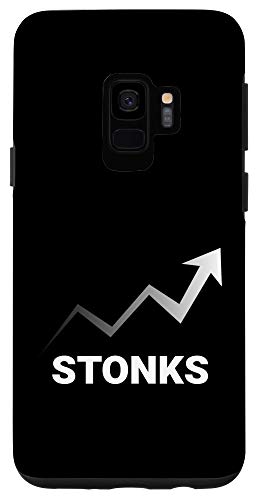 Galaxy S9 Stonks Stock Market Day Trading Investment Humor Case