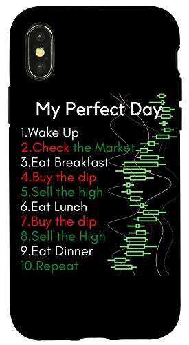 iPhone X/XS WSB Perfect Day Trading phone case Stock Market Case