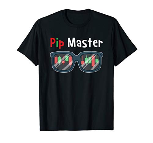 Pip Master Stock Market Forex Trading Stockbroker Daytrader T-Shirt