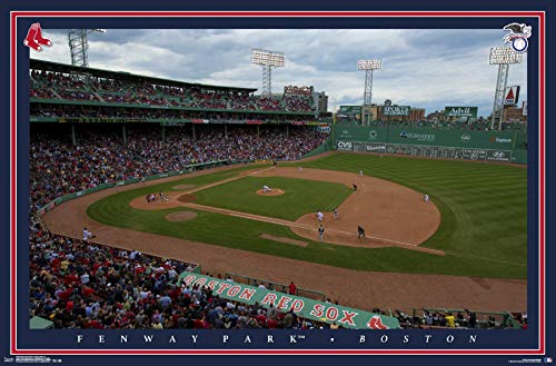 Trends International MLB Boston Red Sox – Fenway Park 15 Wall Poster, 22.375″ x 34″, Poster & Mount Bundle