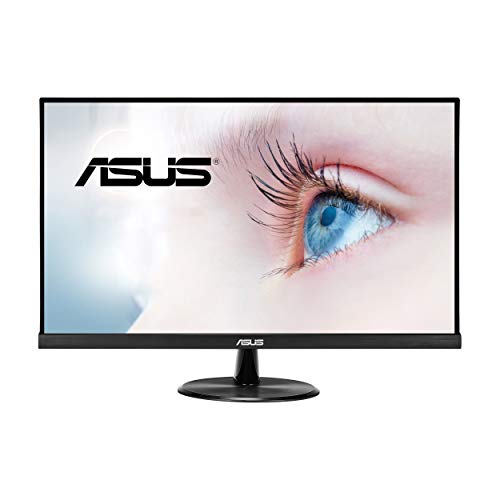 ASUS VP279HE 27” Monitor, 1080P Full HD, 75Hz, IPS, Adaptive-Sync/FreeSync, Eye Care, HDMI VGA, Frameless, Low Blue Light, Flicker Free, VESA Wall Mountable