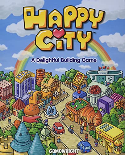 Happy City – Build Your Mini-Metropolis! A Delightful Building Card Game, Dual Play Options, New 2021 City Building Card Game for Kids and Adults, Gamewright
