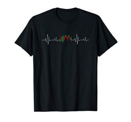 Stock Investor Heartbeat – Stocks Gift For Stock Traders T-Shirt