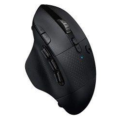 Logitech G604 LIGHTSPEED Wireless Gaming Mouse with 15 programmable controls, up to 240 hour battery life, dual wireless connectivity modes, hyper-fast scroll wheel – Black