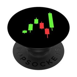 Daytrading Stock Markets Candlestick for Traders PopSockets PopGrip: Swappable Grip for Phones & Tablets