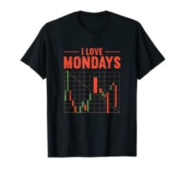 I Love Mondays Stock Option Trading For Idiot Stock Analyst T-Shirt