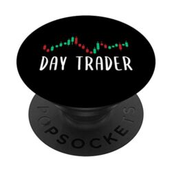 Day Trader – Professional Stock Market Crypto Forex Trading PopSockets PopGrip: Swappable Grip for Phones & Tablets