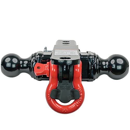 ATV/UTV Tek Elite 4-Way Hitch 1/7/8″, 2″ Ball mounts | Pin Pull | Towing Shackle