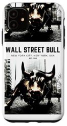 iPhone 11 Stock Market Wall Street Bull Day Trading phone case Case