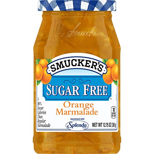 Smucker’s Sugar Free Orange Marmalade with Splenda Brand Sweetener, 12.75 Ounces (Pack of 8)