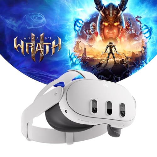 Meta Quest 3 128GB— Breakthrough Mixed Reality — Powerful Performance — Asgard’s Wrath 2 Bundle