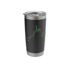 Cool Stock Trading Art For Men Women Day Trader Stock Market Stainless Steel Insulated Tumbler