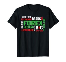 Forex Hedging Leverage Trader Stock Market Forex Crypto T-Shirt
