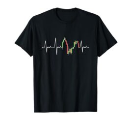 Heart Beat Day Trading & Investing Stock Market Trader T-Shirt